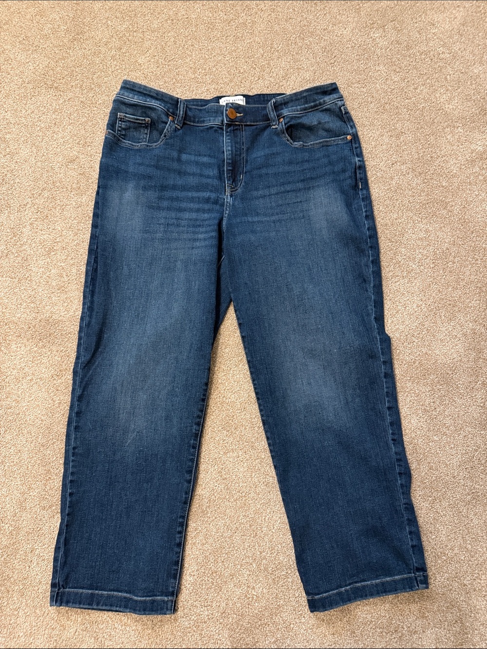 Lane Bryant Flex Magic Waistband Signature Fit Dark  Wash Denim Jeans, Size 14